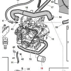 ORIGINAL KUBOTA Ölfilter GIANNI FERRARI PG/SR Motor Arbeitsmaschine