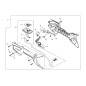 ORIGINAL ECHO ECRX510001290 SWITCH LABEL