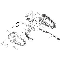 ORIGINAL ECHO ECRX510001400 ELECTRONIC BOARD LABEL | Newgardenstore.eu
