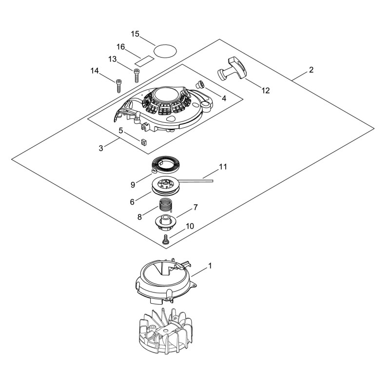 ÉTIQUETTE ECHO ORIGINALE ECRX543004960