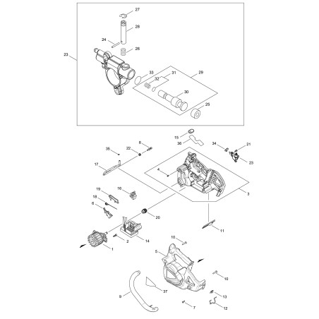 ORIGINAL ECHO LABEL ECRX543006410 | Newgardenstore.eu