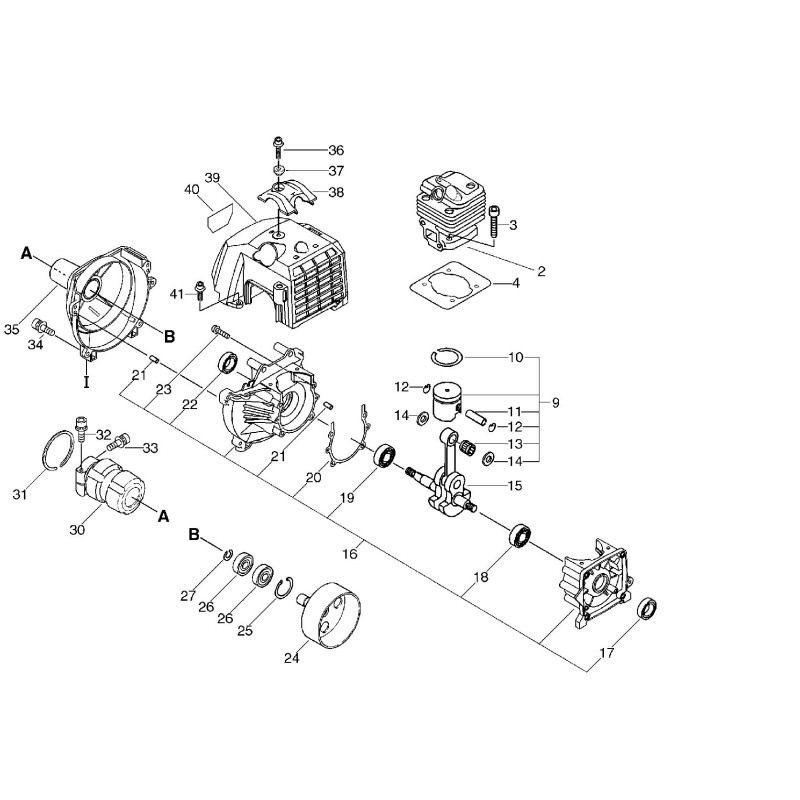ETICHETTA ECRX547001590 ORIGINALE ECHO
