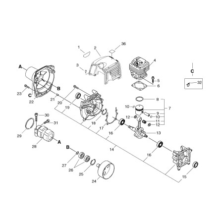 ORIGINAL ECHO LABEL ECRX547002110 | Newgardenstore.eu