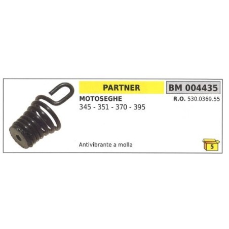 Muelle antivibración PARTNER motosierra 345 351 370 395 004435 | Newgardenstore.eu