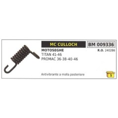 MC CULLOCH amortiguador de muelle trasero TITAN 41 46 PROMAC 36 009336 | Newgardenstore.eu