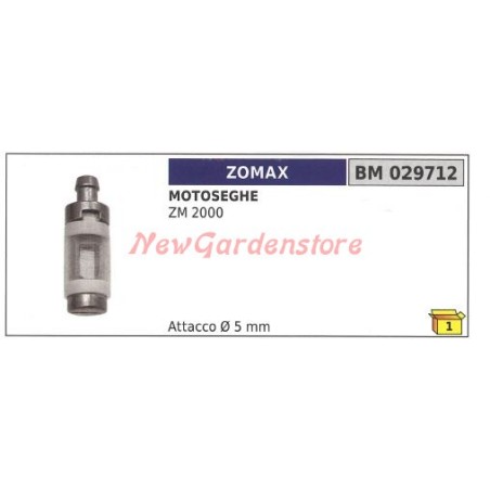 Filtro de aceite ZOMAX para motosierra ZM 2000 029712 | Newgardenstore.eu