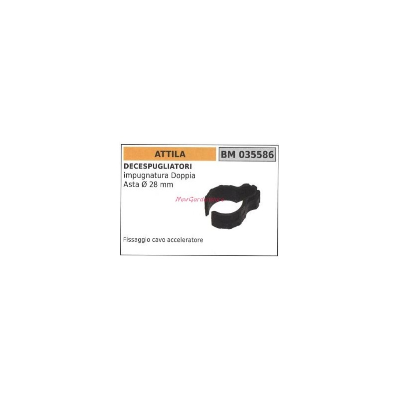 ATTILA brushcutter throttle cable fixing 035586