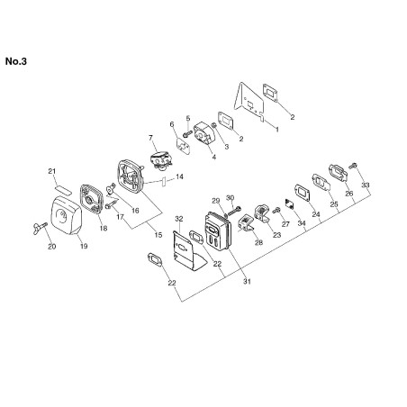 ORIGINAL ECHO LABEL ECR89012105360 | Newgardenstore.eu