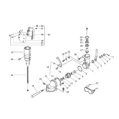 Tuerca autoblocante original Echo ECR90003150100 | Newgardenstore.eu