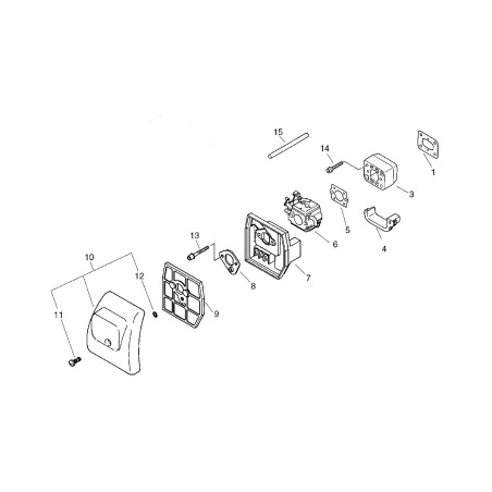 Tornillo Allen ECHO 5x55 ECR90010505055 Original | Newgardenstore.eu