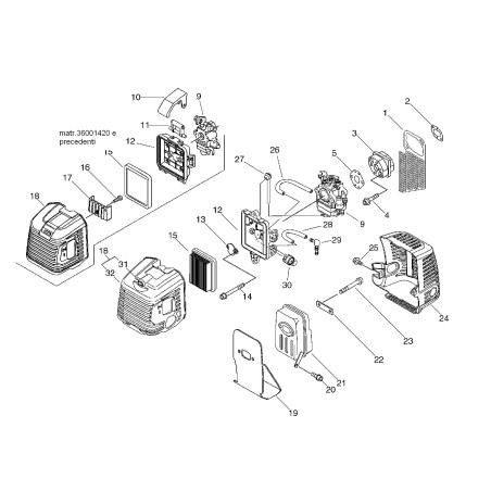 ECHO 6X60 Innensechskantschraube ECR90010506060 Original | Newgardenstore.eu