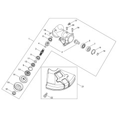 SCREW SR 4X06 ECR90022004006 ORIGINAL ECHO | Newgardenstore.eu