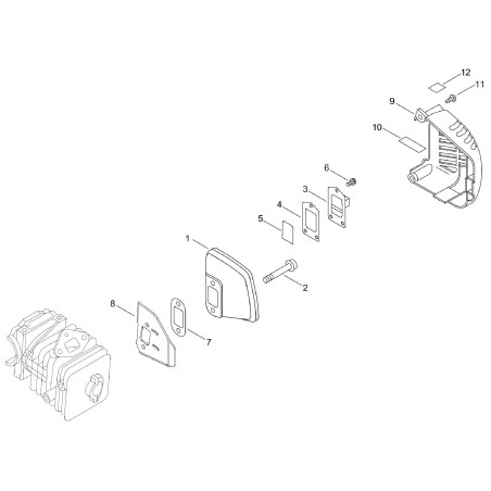 VITE SR 4X08 ECR90024204008 ORIGINALE ECHO | Newgardenstore.eu