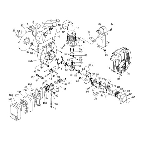 VITE SR 4X16 ECR90024204016 ORIGINALE ECHO | Newgardenstore.eu