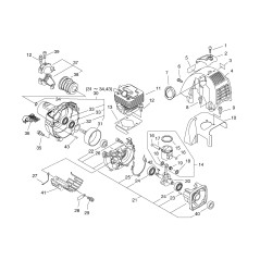 SCREW 5X16 ECR90025605016 ORIGINAL ECHO | Newgardenstore.eu