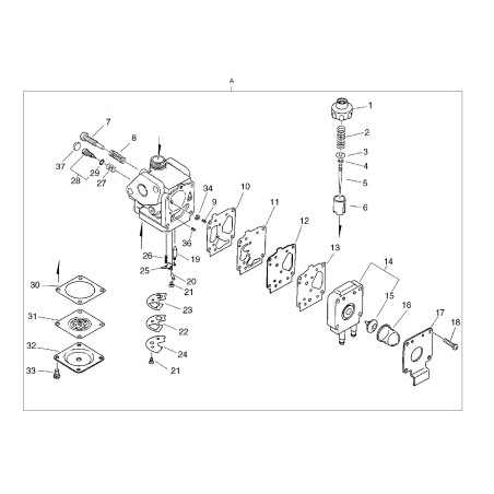 SCHRAUBE 3X8 ECR90027303008 ORIGINAL ECHO | Newgardenstore.eu