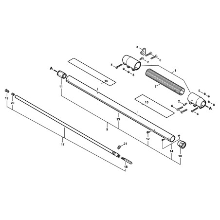 DADO N06 ECR90050000006 ORIGINALE ECHO | Newgardenstore.eu