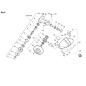 LEFT NUT N-10 ECR90051100010 ORIGINAL ECHO