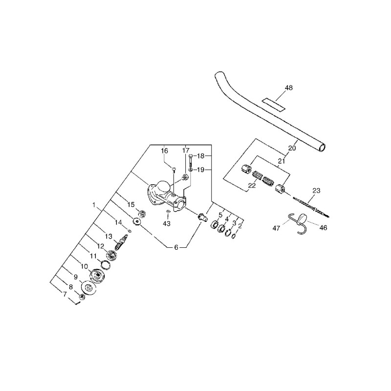 NUT 10*1.25 3N L-H ECR90051300010 ORIGINAL ECHO