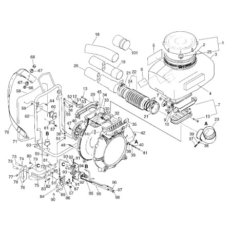 NUT ECR90051800006 ORIGINAL ECHO | Newgardenstore.eu