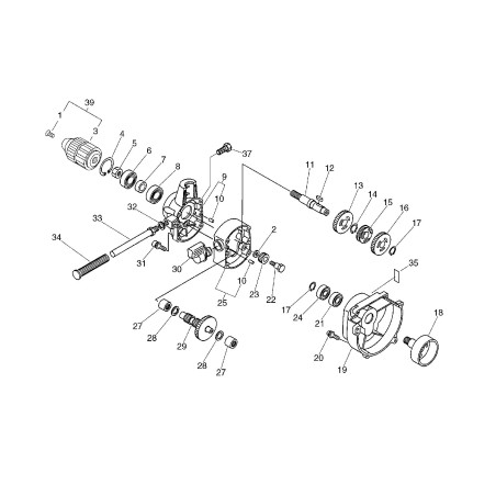 Boulon HSH ECR9110306020 Echo d'origine | Newgardenstore.eu