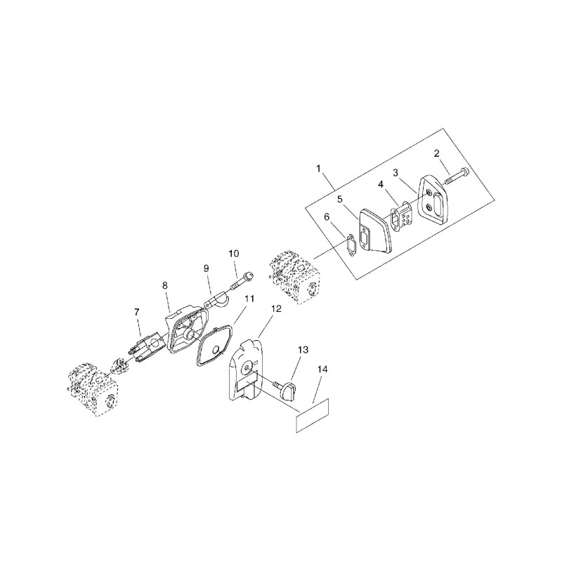 BULLONE MARMITTA ECR9110705040 ORIGINALE ECHO BULLONE MARMITTA ECR9110705040 ORIGINALE ECHO