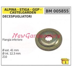 Lower bevel gear pair flange ALPINA brushcutter 005855 | Newgardenstore.eu