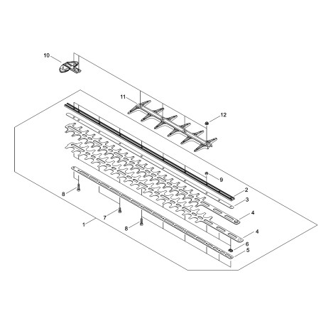 Écrou de lame ECR9202205000 d'origine Echo | Newgardenstore.eu