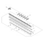 BLADE NUT ECR9202205000 ORIGINAL ECHO