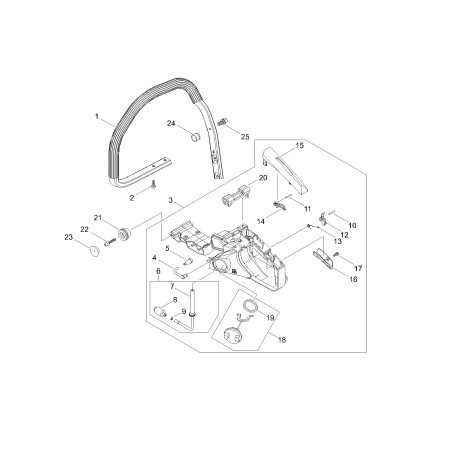 BOUCHON À RESSORT ECHO ORIGINAL ECR9306040250 | Newgardenstore.eu