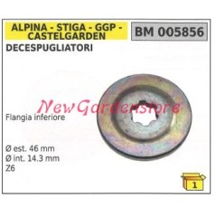 Flangia inferiore coppia conica ALPINA decespugliatore 005856 | Newgardenstore.eu