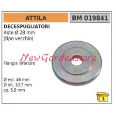 Lower bevel gear pair flange ATTILA brushcutter 019841 | Newgardenstore.eu