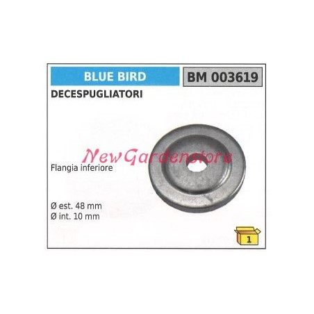 Lower bevel gear pair flange BLUEBIRD brushcutter 003619 | Newgardenstore.eu