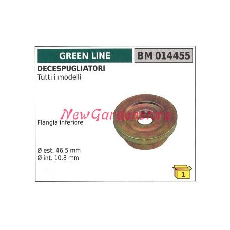 Lower flange GREENLINE bevel gear pair brushcutter 014455 | Newgardenstore.eu