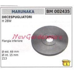 Lower flange bevel gear pair MARUNAKA brushcutter H 28W 002435