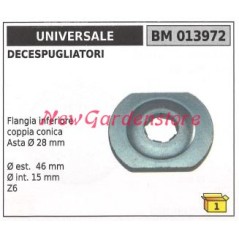Lower flange bevel gear pair UNIVERSAL brushcutter 013972 | Newgardenstore.eu
