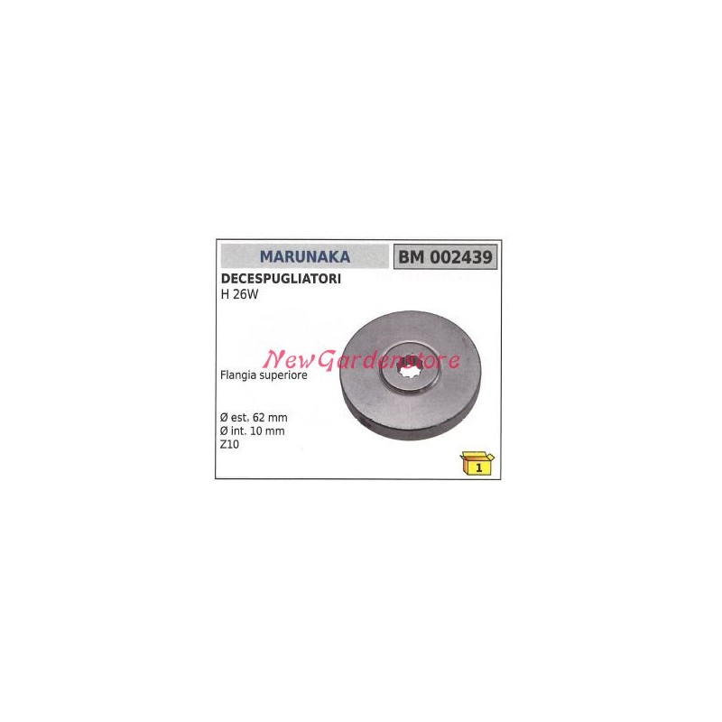 Flangia superiore coppia conica MARUNAKA decespugliatore H 26W 002439