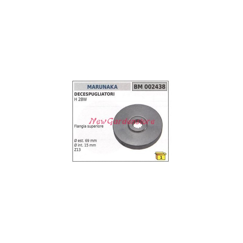 Upper flange bevel gear pair MARUNAKA brushcutter H 28W 002438