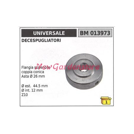 Upper flange with bevel gear pair UNIVERSAL brushcutter 013973 | Newgardenstore.eu