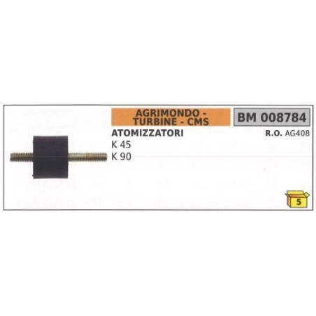 Amortiguador de vibraciones AGRIMONDO para pulverizador K 45 90 008784 | Newgardenstore.eu