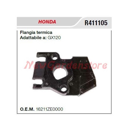 HONDA thermal intake flange GX120 R411105 | Newgardenstore.eu