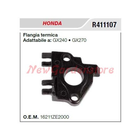 Flangia termica aspirazione HONDA motopompa GX240 270 R411107 | Newgardenstore.eu