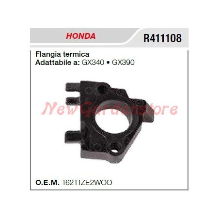 Thermischer Flansch HONDA Motorpumpe GX340 390 R411108 | Newgardenstore.eu