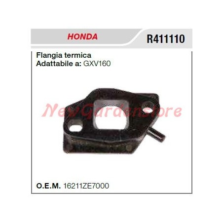 Brida térmica motoazada HONDA GXV160 R411110 | Newgardenstore.eu