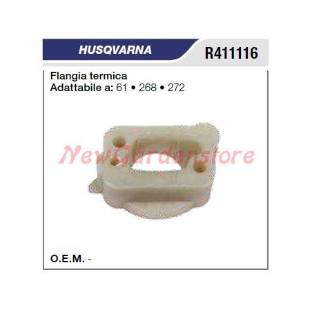 Flangia termica aspirazione HUSQVARNA motosega 61 268 272 R411116 | Newgardenstore.eu