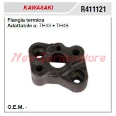 Brida térmica de admisión KAWASAKI cortasetos TH43 48 R411121 | Newgardenstore.eu
