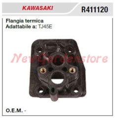 Flangia termica aspirazione KAWASAKI tagliasiepe TJ45E R411120 | Newgardenstore.eu