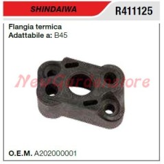 Thermal intake flange SHINDAIWA chainsaw B45 R411125