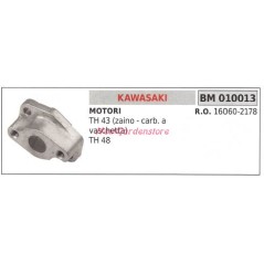 Flangia termica compatibile KAWASAKI decespugliatore TH 43 TH 48 010013 | Newgardenstore.eu