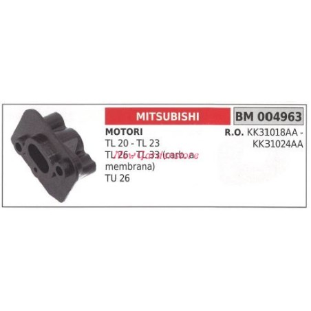 Heater flange MITSUBISHI brushcutter TL 20 23 26 33 004963 | Newgardenstore.eu